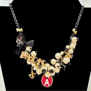 Betsy Johnson Paris necklace Pre Owned